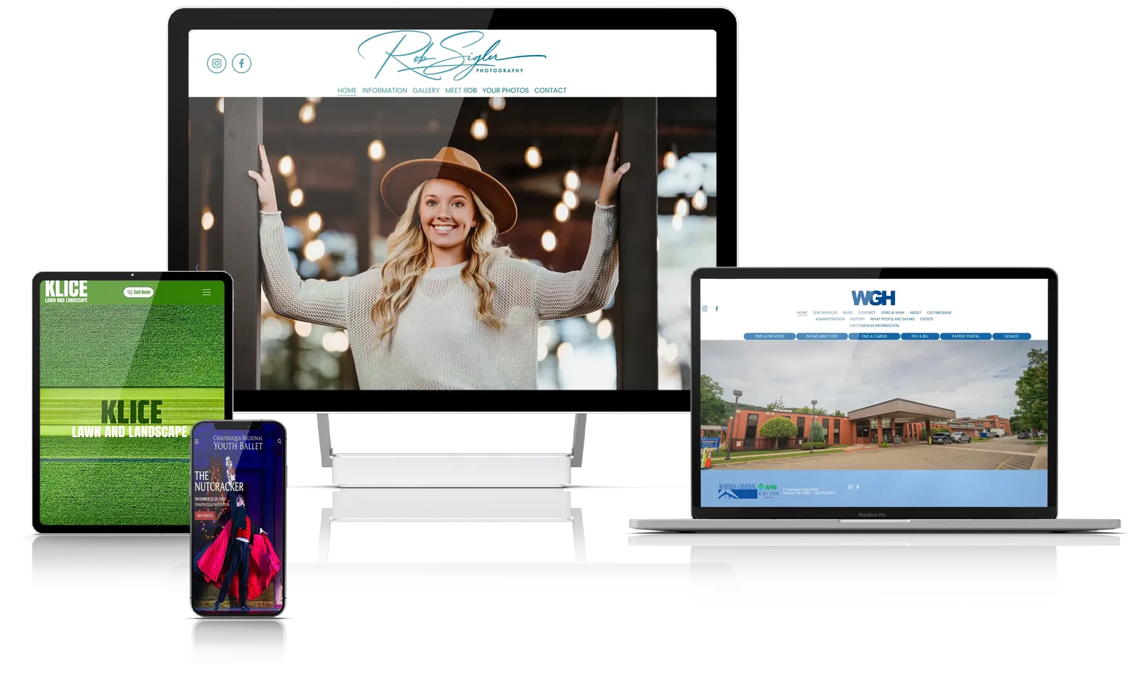 Our Work on Various Screens